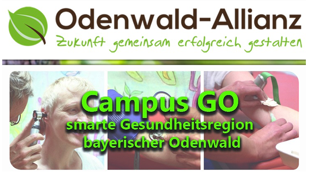 Screenshot der Website der Odenwald-Allianz mit Informationen zu „Gesundheitsversorgung“ | Quelle: © Odenwald-Allianz; www.odenwald-allianz.de