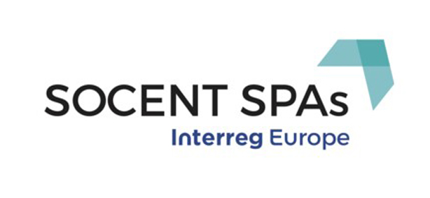 Logo des Projektes Soziales Unternehmertums in dünn besiedelten Regionen (SOCENT SPAs) | Quelle: © Interreg Europe Programm