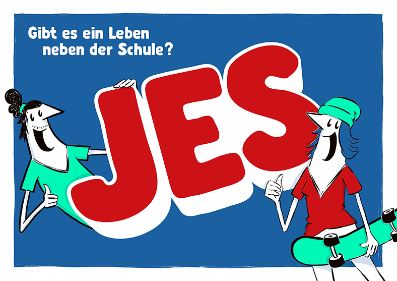 Banner des Projekts JES – Jugend Engagiert Sich | Quelle: © Paritätische Freiwilligendienste Sachsen gGmbH
