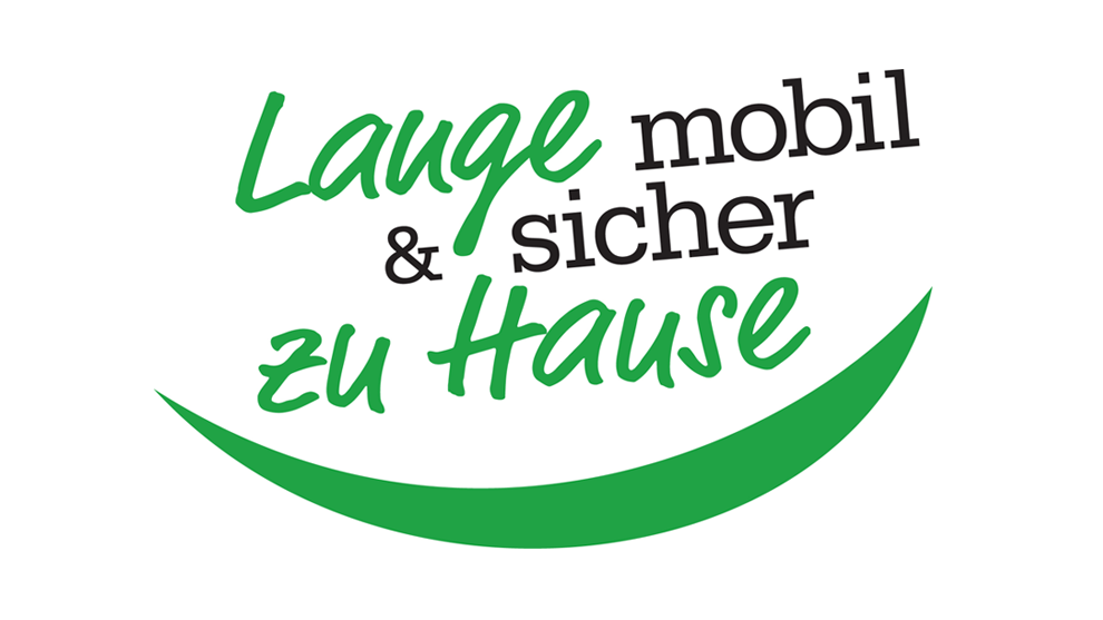 Logo des Netzwerks „Lange mobile und sicher zu Hause“ | Quelle: Förderverein Akademie 2. Lebenshälfte im Land Brandenburg e. V.