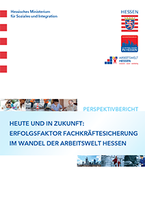 Titelseite des Perspektivberichtes Fachkräftesicherung Hessen