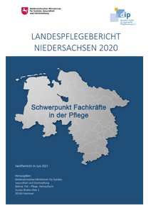 Titelbild der Publikation „Landespflegebericht Niedersachsen 2020“
