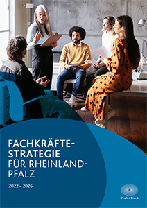 Titelseite der Fachkräftestrategie für Rheinland-Pfalz 2022 – 2026