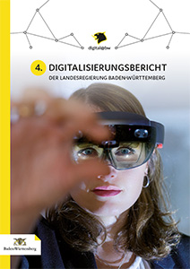Titelseite des Vierten Digitalisierungsberichtes der Landesregierung Baden-Württemberg