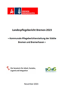Titelseite des Landespflegeberichtes Bremen 2023