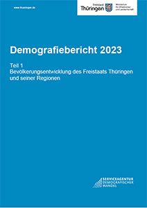 Titelseite des Thüringer Demografieberichts 2023