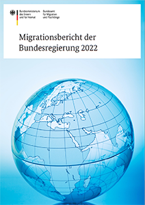 Titelseite des Migrationsberichts der Bundesregierung 2022