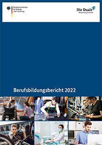 Titelseite des Berufsbildungsberichtes 2022 